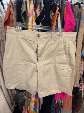 crown & ivy Khaki Cotton men’s Chino Shorts 36